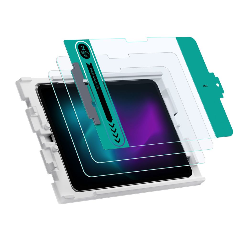2X TVRDENÉ SKLO PRE IPAD PRO 11 5 / 2024 ESR TEMPERED GLASS 2-PACK CLEAR