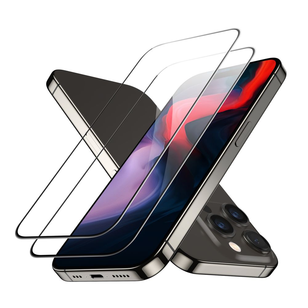 TVRDENÉ SKLO ESR TEMPERED GLASS 2-PACK IPHONE 15 PRO BLACK