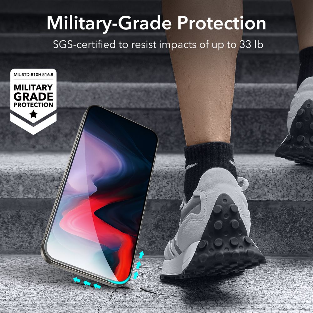 TVRDENÉ SKLO ESR TEMPERED GLASS 2-PACK IPHONE 15 PRO BLACK
