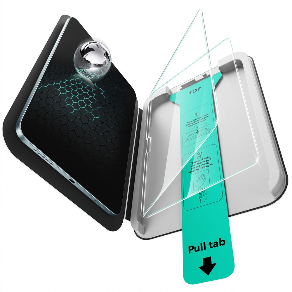 TVRĐENO STAKLO ESR ULTRAFIT TEMPERED GLASS 2-PACK IPAD AIR 11” 6 / 7 / 2024-2025 PROZIRNO
