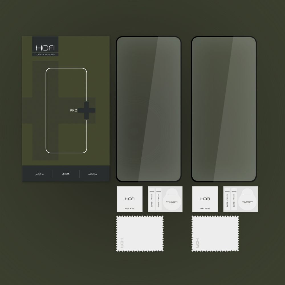 TVRĐENO STAKLO HOFI HOFI GLASS PRO+ 2-PACK GALAXY XCOVER 7 CRNA 
