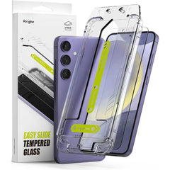 2X TVRDENÉ SKLO S INŠTALAČNÝM RÁMIKOM  RINGKE EASY SLIDE 2-PACK GALAXY S24 CLEAR