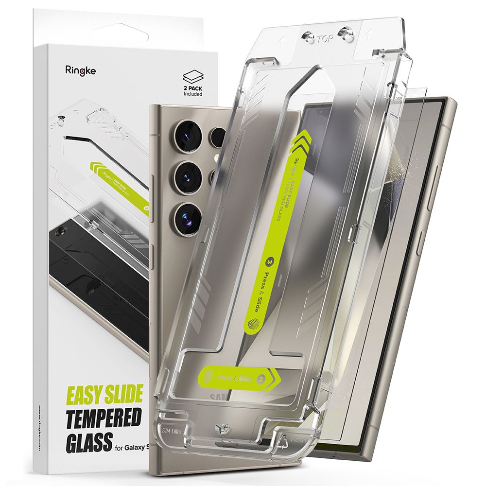 2X TVRĐE STAKLO RINGKE EASY SLIDE 2-PACK GALAXY S24 ULTRA JASNO 