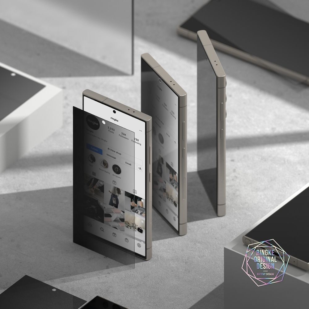 2X TVRĐE STAKLO RINGKE EASY SLIDE 2-PACK GALAXY S24 ULTRA  PRIVATNOSTI