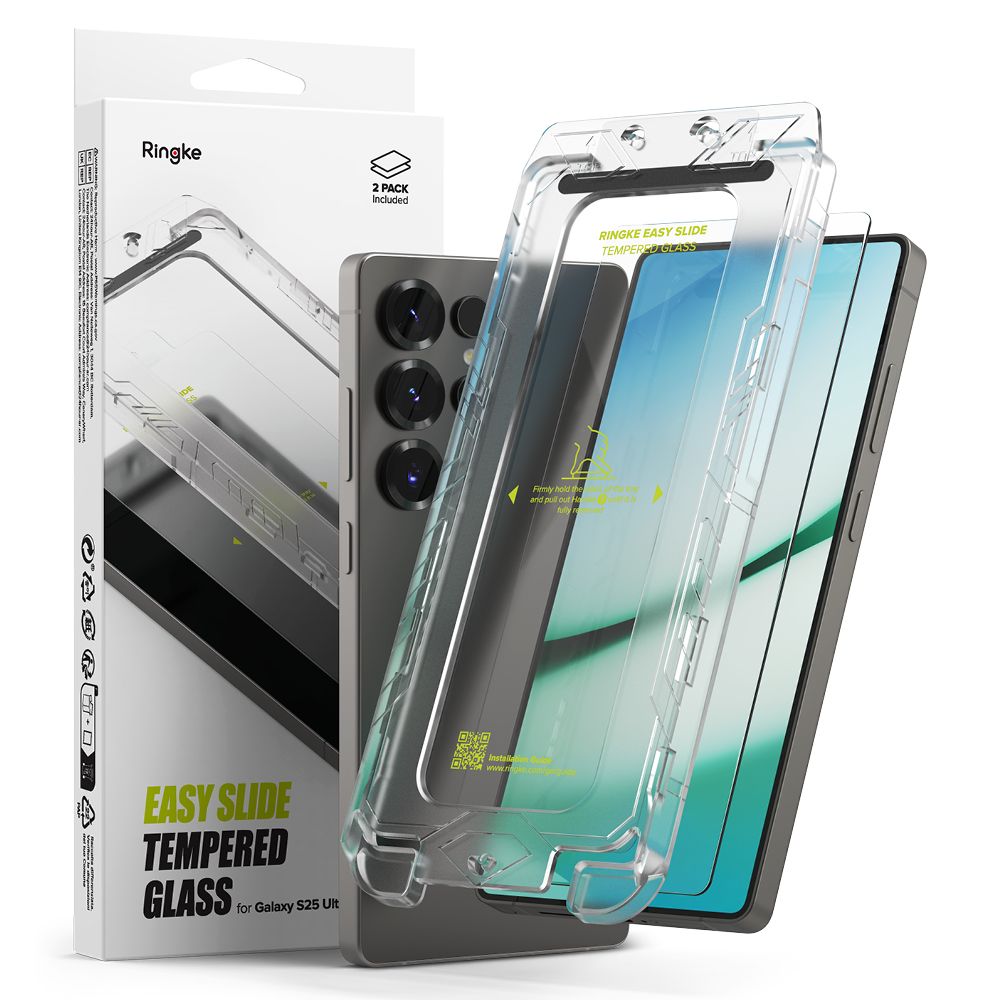 TVRĐENO STAKLO RINGKE EASY SLIDE 2-PACK GALAXY S25 ULTRA JASNO 