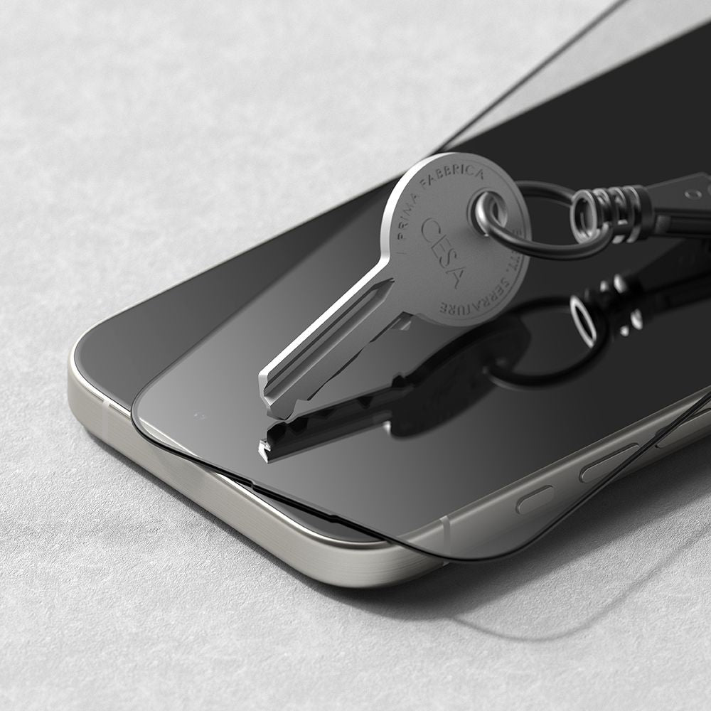 TVRĐENO STAKLO RINGKE EASY SLIDE 2-PACK IPHONE 16 PRO CRNA 