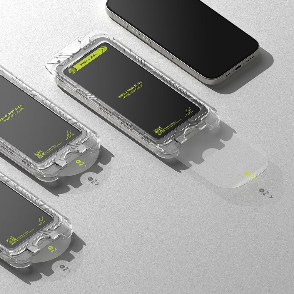 TVRĐENO STAKLO RINGKE EASY SLIDE 2-PACK IPHONE 16 PRO CRNA 