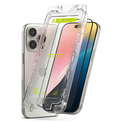 TVRĐENO STAKLO RINGKE EASY SLIDE 2-PACK IPHONE 16 PRO MAX CRNA