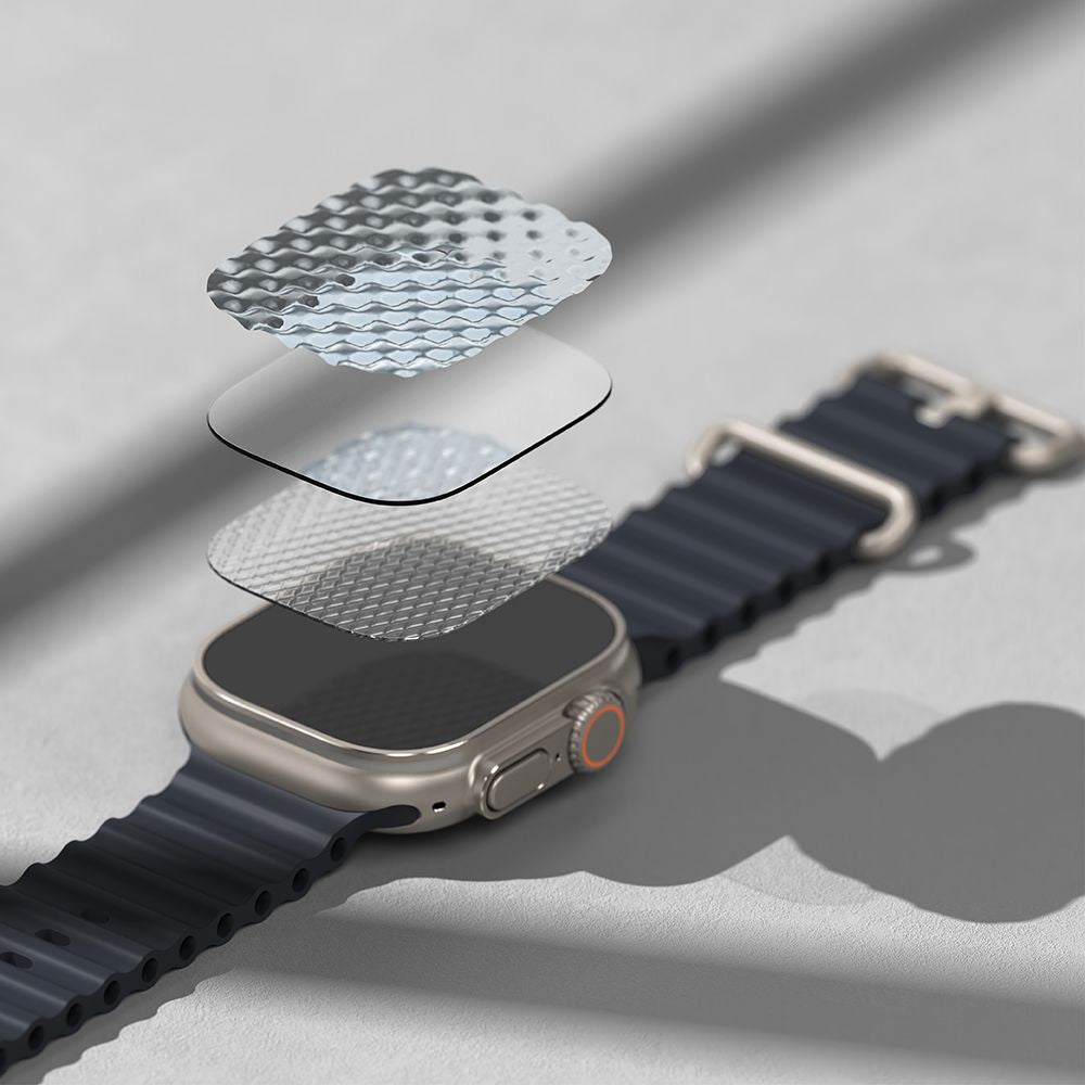 TVRDENÉ SKLO RINGKE EASY SLIDE APPLE WATCH ULTRA 1 / 2 (49 MM) CLEAR