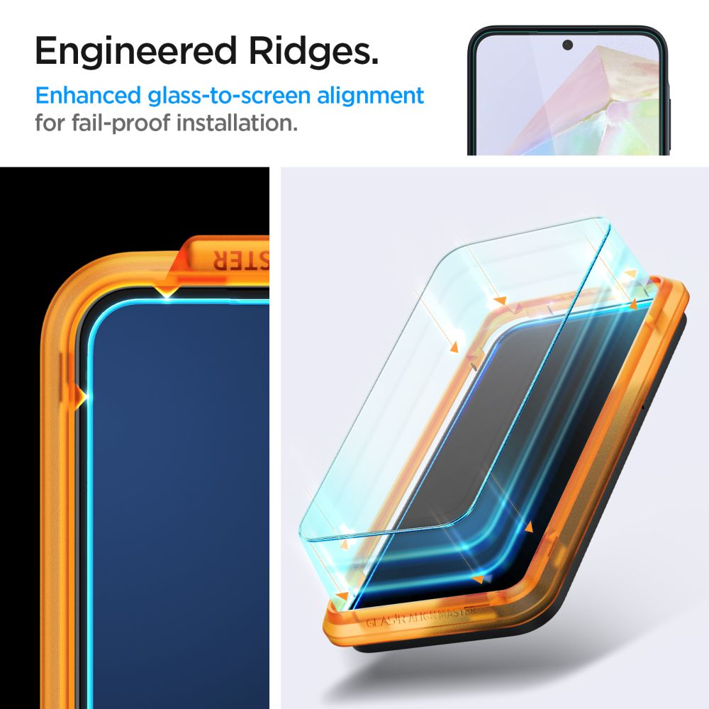 TVRĐENO STAKLO SPIGEN ALM GLAS.TR 2-PACK GALAXY A35 5G PROZIRNO