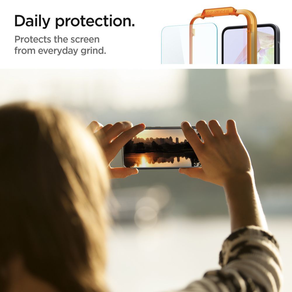 TVRĐENO STAKLO SPIGEN ALM GLAS.TR 2-PACK GALAXY A35 5G PROZIRNO