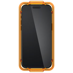 TVRĐENO STAKLO SPIGEN ALM GLASS FC 2-PACK IPHONE 15 PRO CRNA 