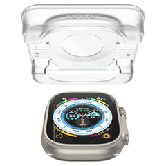 2X TVRDENÉ SKLO NA APPLE WATCH ULTRA 49 MM SPIGEN GLAS.TR ”EZ FIT” 2-PACK CLEAR