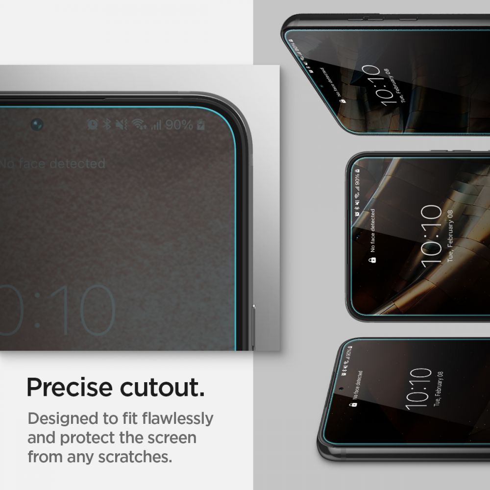 TVRDENÉ SKLO  SPIGEN GLAS.TR ”EZ FIT” 2-PACK GALAXY S22