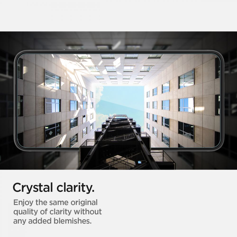 TVRDENÉ SKLO  SPIGEN GLAS.TR ”EZ FIT” 2-PACK GALAXY S22