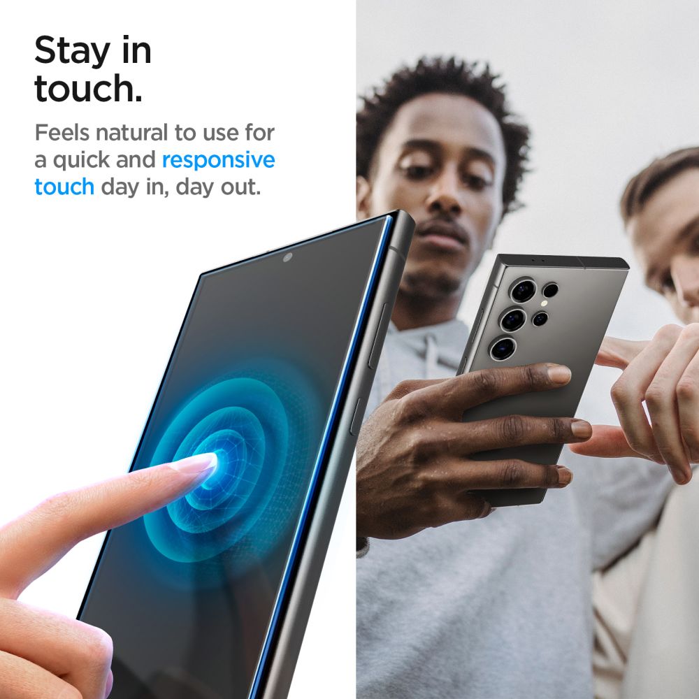 2X TVRDENÉ SKLO SPIGEN GLAS.TR ”EZ FIT” 2-PACK GALAXY S24 ULTRA PRIVACY