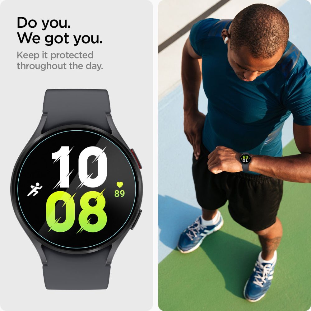 KALJENO STEKLO SPIGEN GLAS.TR ”EZ-FIT” 2-PACK GALAXY WATCH 6 (44 MM) PROZORNO