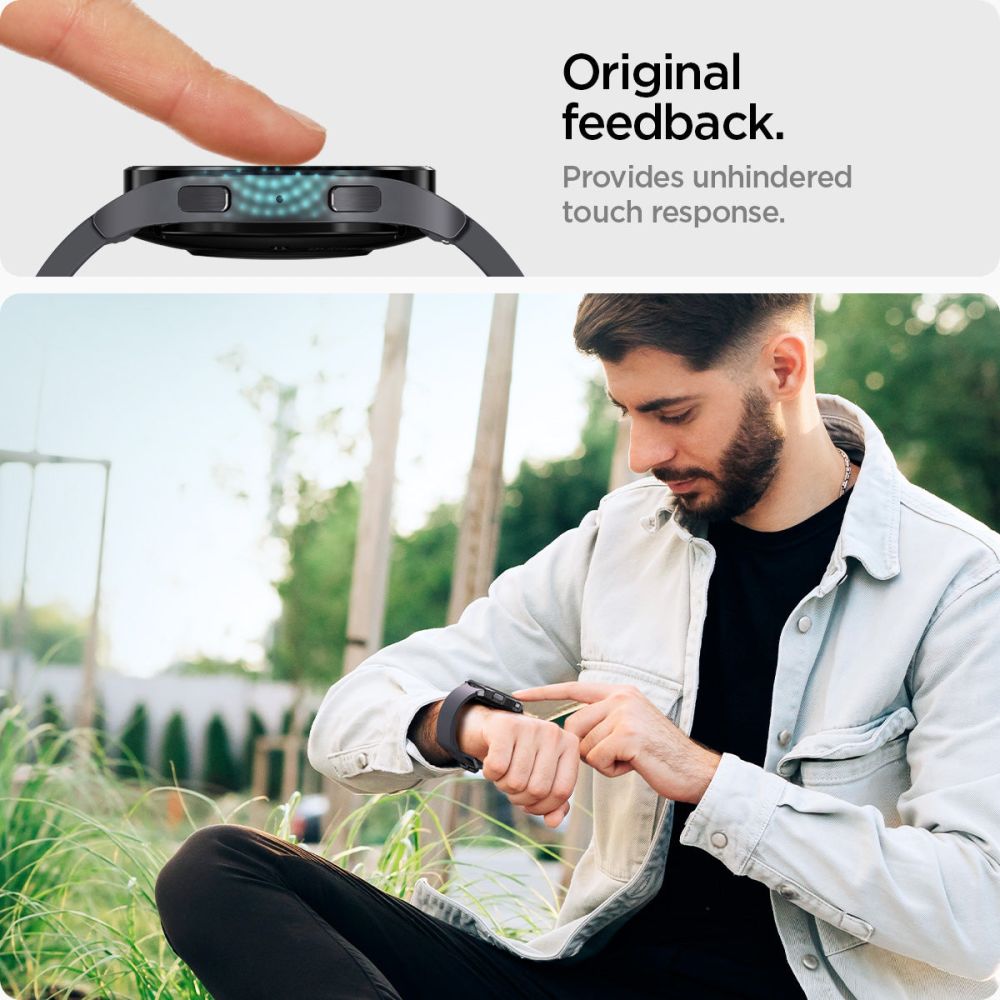 KALJENO STEKLO SPIGEN GLAS.TR ”EZ-FIT” 2-PACK GALAXY WATCH 6 (44 MM) PROZORNO