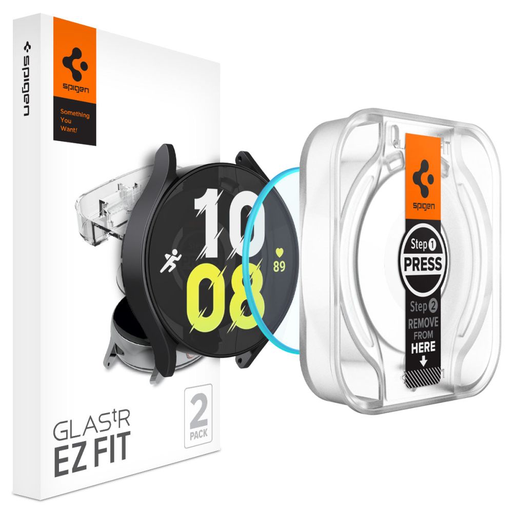 KALJENO STEKLO SPIGEN GLAS.TR ”EZ-FIT” 2-PACK GALAXY WATCH 6 (44 MM) PROZORNO
