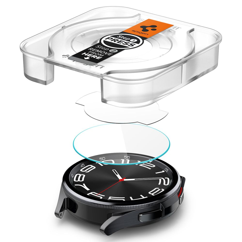 KALJENO STEKLO SPIGEN GLAS.TR ”EZ-FIT” 2-PACK GALAXY WATCH 6 CLASSIC (43 MM) PROZORNO