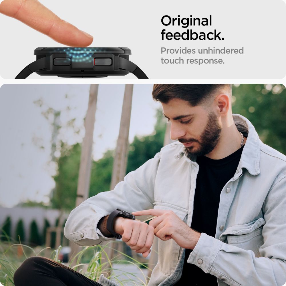 KALJENO STEKLO SPIGEN GLAS.TR ”EZ-FIT” 2-PACK GALAXY WATCH 6 CLASSIC (43 MM) PROZORNO