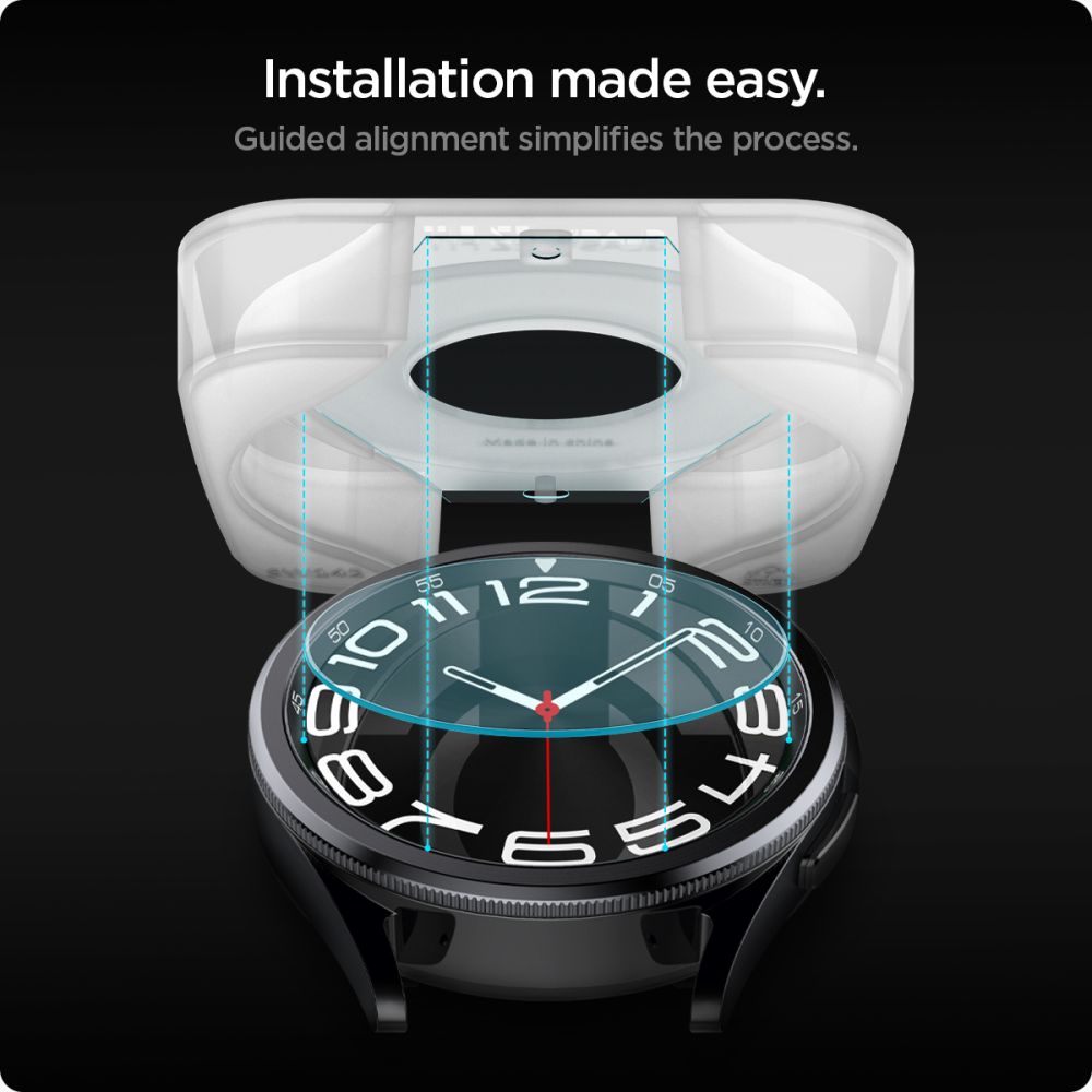 KALJENO STEKLO SPIGEN GLAS.TR ”EZ-FIT” 2-PACK GALAXY WATCH 6 CLASSIC (43 MM) PROZORNO