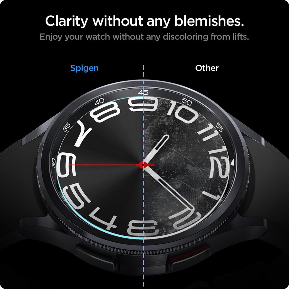 KALJENO STEKLO SPIGEN GLAS.TR ”EZ-FIT” 2-PACK GALAXY WATCH 6 CLASSIC (43 MM) PROZORNO