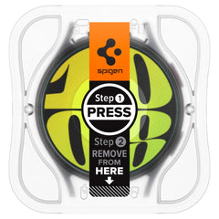 2X TVRDENÉ SKLO NA GALAXY WATCH 7 ( 40 MM ) SPIGEN GLAS.TR ”EZ-FIT” 2-PACK CLEAR