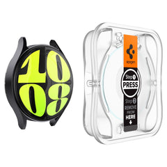 2X TVRDENÉ SKLO NA GALAXY WATCH 7 ( 44 MM ) SPIGEN GLAS.TR ”EZ-FIT” 2-PACK CLEAR