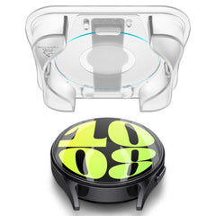 2X TVRDENÉ SKLO NA GALAXY WATCH 7 ( 44 MM ) SPIGEN GLAS.TR ”EZ-FIT” 2-PACK CLEAR
