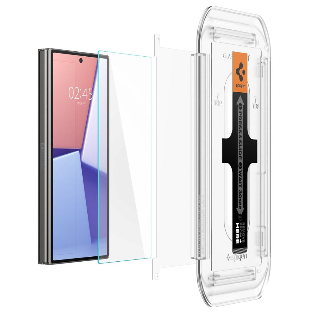 2X TVRDENÉ SKLO NA SAMSUNG GALAXY Z FOLD 6 SPIGEN GLAS.TR ”EZ FIT” 2-PACK CLEAR
