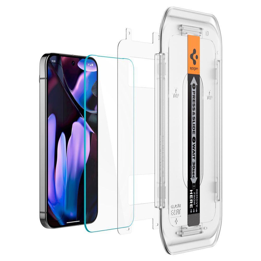 TVRĐENO STAKLO SPIGEN GLAS.TR ”EZ FIT” 2-PACK GOOGLE PIXEL 9 PRO XL PROZIRNO 