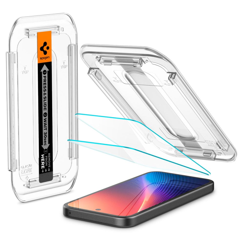 TVRDENÉ SKLO SPIGEN GLAS.TR ”EZ FIT” 2-PACK GOOGLE PIXEL 9A CLEAR