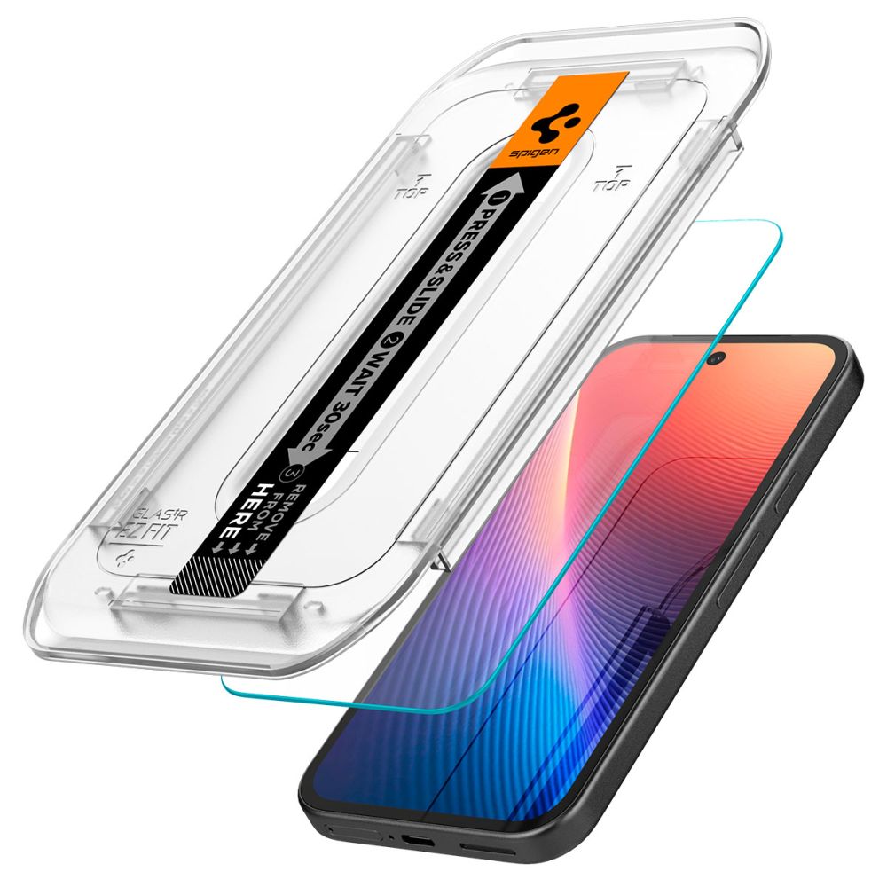 TVRDENÉ SKLO SPIGEN GLAS.TR ”EZ FIT” 2-PACK GOOGLE PIXEL 9A CLEAR