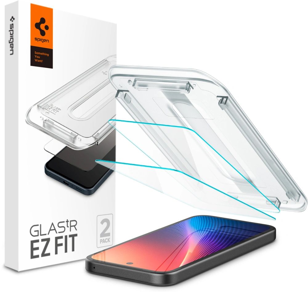 TVRDENÉ SKLO SPIGEN GLAS.TR ”EZ FIT” 2-PACK GOOGLE PIXEL 9A CLEAR