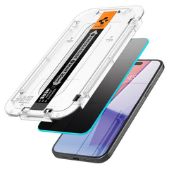 TVRĐENO STAKLO SPIGEN GLAS.TR ”EZ FIT” 2-PACK IPHONE 15 PLUS PRIVATNOST