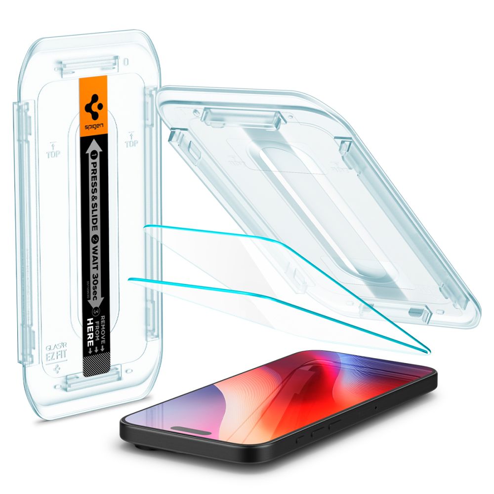 TVRĐENO STAKLO SPIGEN GLAS.TR "EZ FIT" 2-PACK IPHONE 16 PRO MAX PROZIRNO 