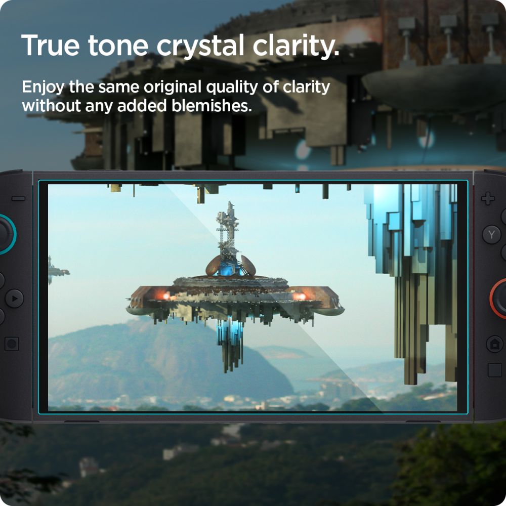 TVRDENÉ SKLO SPIGEN GLAS.TR ”EZ FIT” 2-PACK NINTENDO SWITCH 2 CLEAR