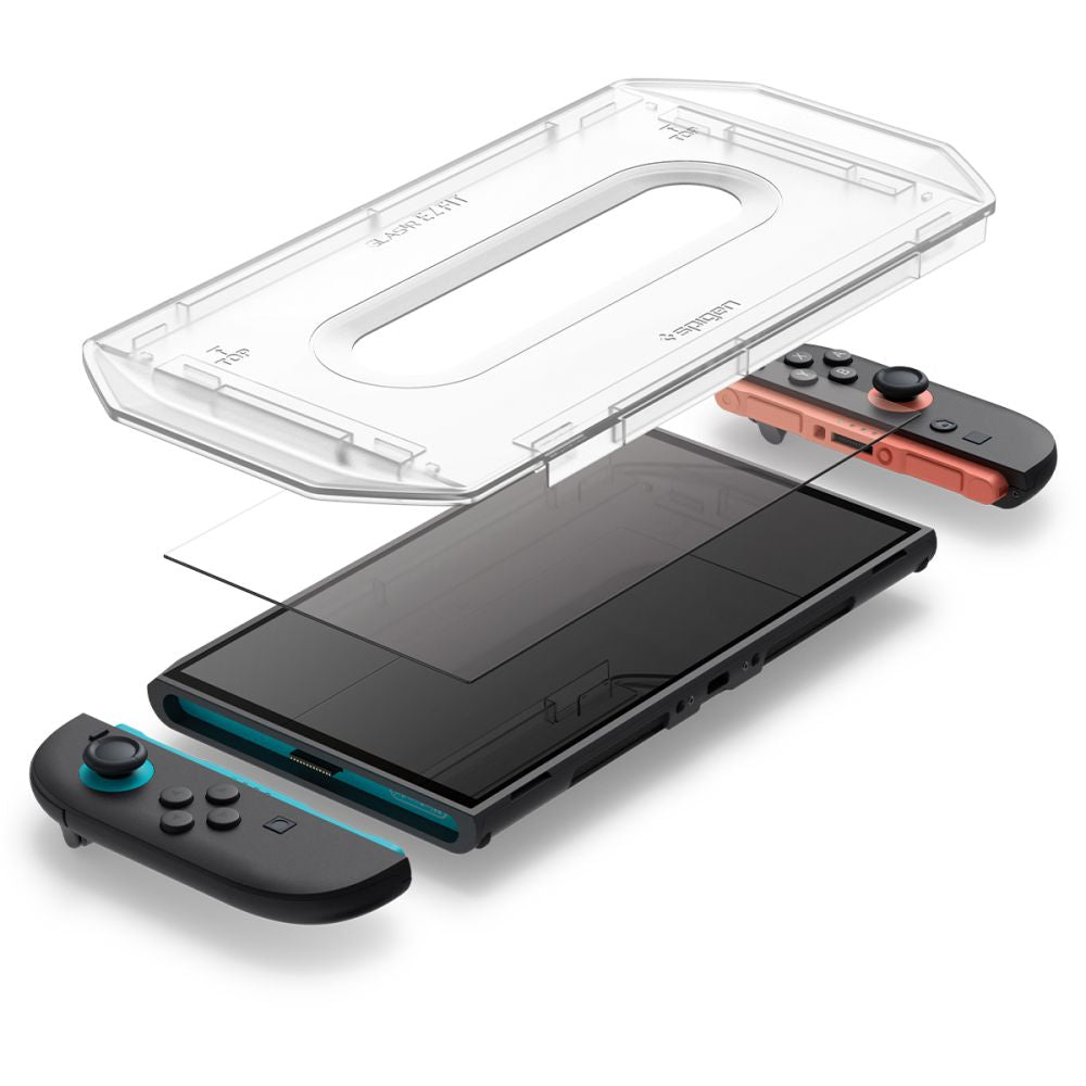 TVRDENÉ SKLO SPIGEN GLAS.TR ”EZ FIT” 2-PACK NINTENDO SWITCH 2 CLEAR