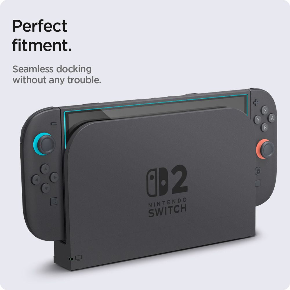 TVRDENÉ SKLO SPIGEN GLAS.TR ”EZ FIT” 2-PACK NINTENDO SWITCH 2 CLEAR