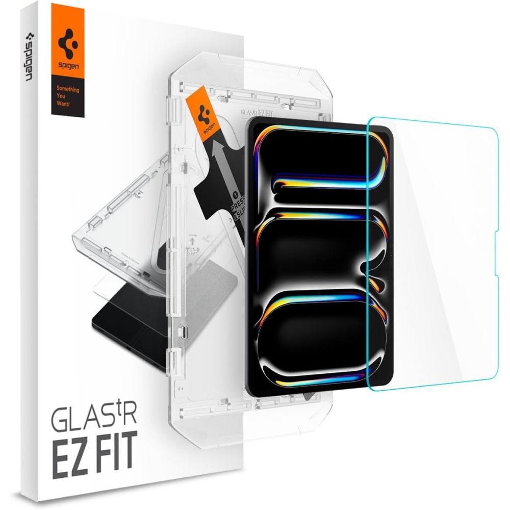 TVRĐENO STAKLO ZA IPAD PRO 11 5 / 2024 SPIGEN GLAS.TR ”EZ FIT” PROZIRNO