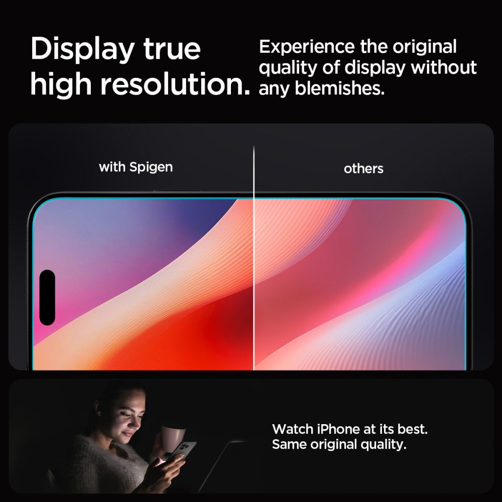  STAKLO SPIGEN GLAS.TR "EZ FIT" IPHONE 16 PRO JASNO