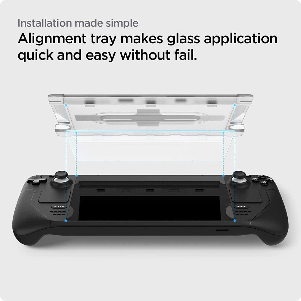 TVRDENÉ SKLO SPIGEN GLAS.TR ”EZ FIT” STEAM DECK / OLED CLEAR