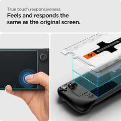 TVRDENÉ SKLO SPIGEN GLAS.TR ”EZ FIT” STEAM DECK / OLED CLEAR