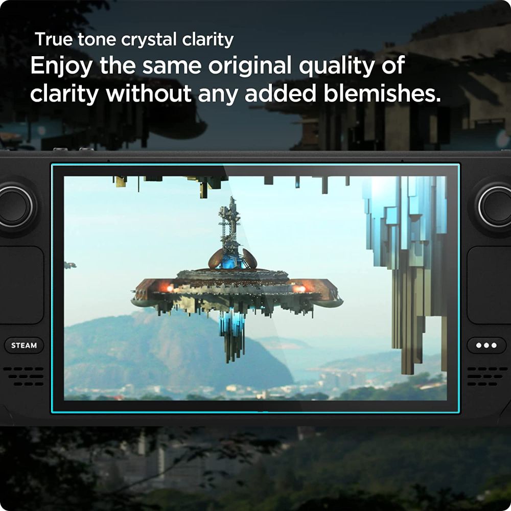 TVRDENÉ SKLO SPIGEN GLAS.TR ”EZ FIT” STEAM DECK / OLED CLEAR