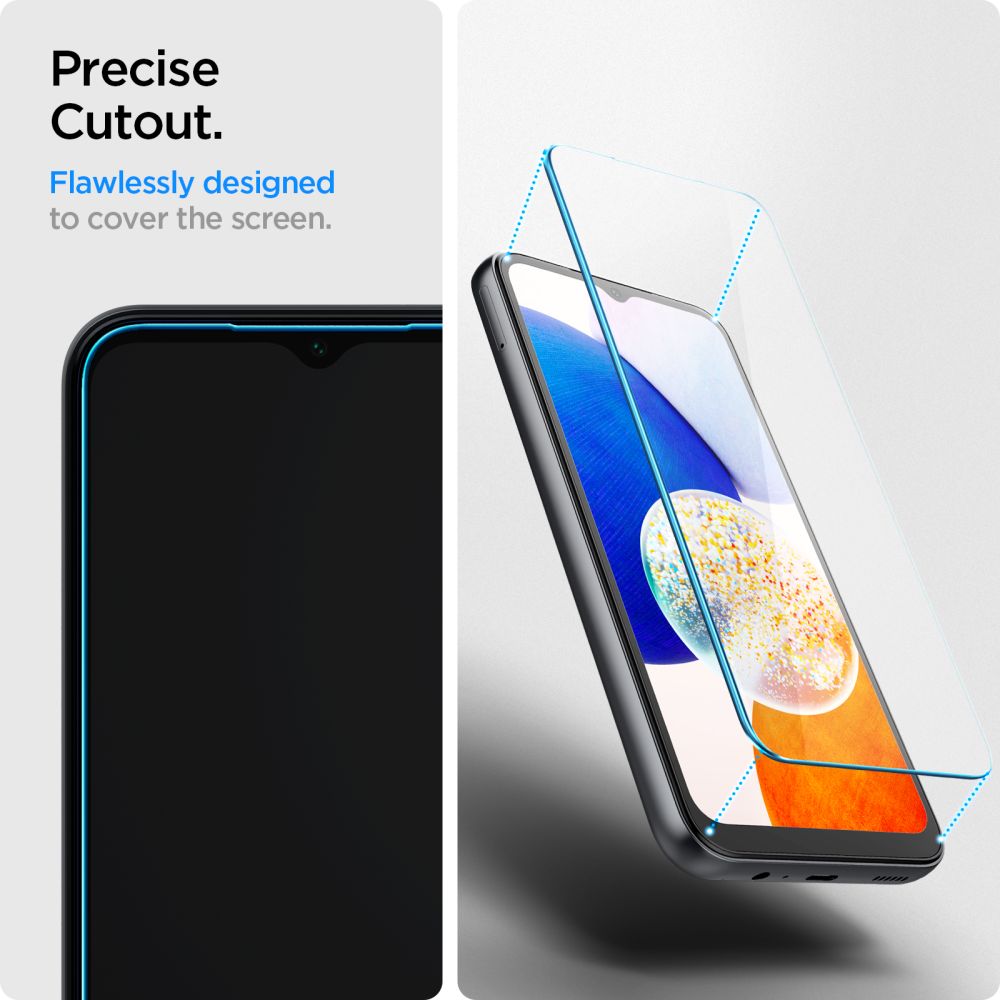 TVRĐENO STAKLO SPIGEN GLAS.TR SLIM 2-PACK GALAXY A15 4G / 5G / A25 5G PROZIRNO