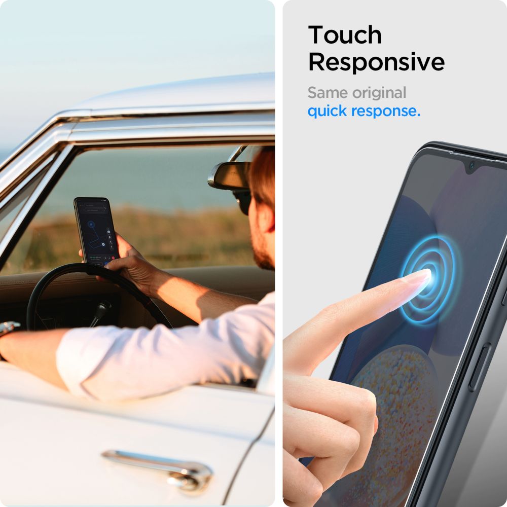 TVRĐENO STAKLO SPIGEN GLAS.TR SLIM 2-PACK GALAXY A15 4G / 5G / A25 5G PROZIRNO