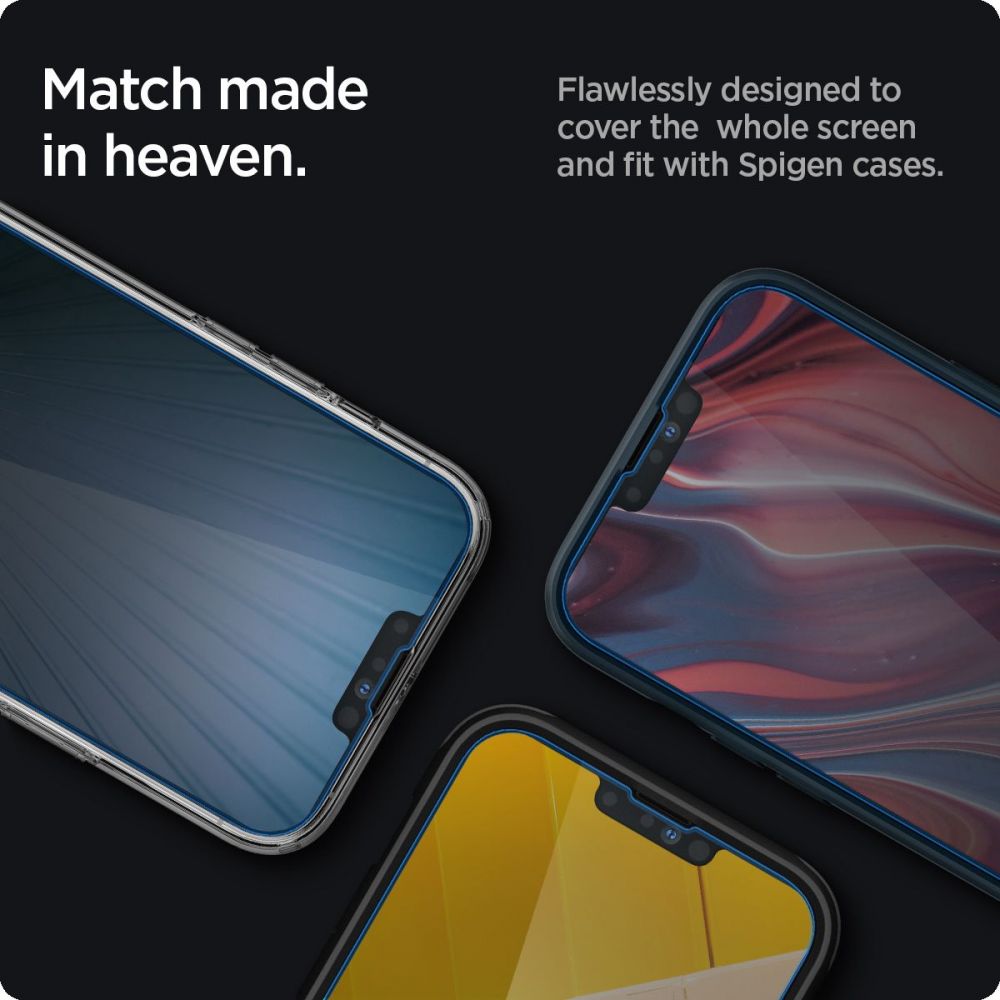 TVRĐENO STAKLO SPIGEN GLAS.TR SLIM IPHONE 13 / 13 PRO PRIVATNOST