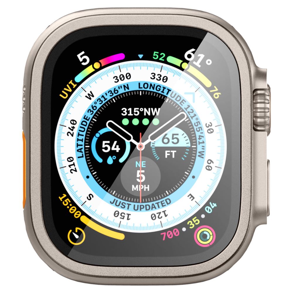 TVRDENÉ SKLO SPIGEN GLAS.TR SLIM PRO APPLE WATCH ULTRA 49 MM TITANIUM