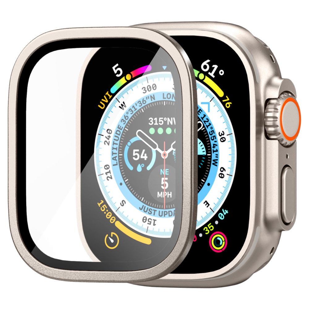 TVRDENÉ SKLO SPIGEN GLAS.TR SLIM PRO APPLE WATCH ULTRA 49 MM TITANIUM